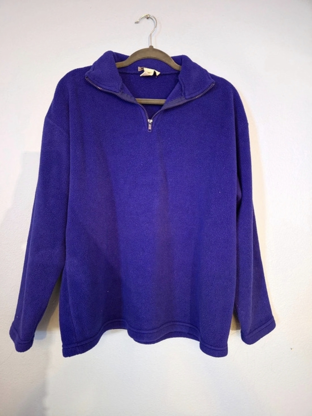 Express Tricot Purple Fleece Pullover Size Medium